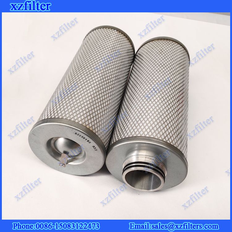 Interchangeable Sullair air compressor oil separator filter 02250185-533