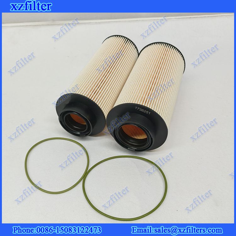  Truck diesel engine parts fuel filter kit 1865227 1736251