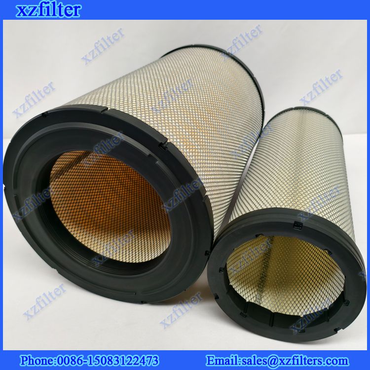 Replace Air Filter Element P783611 P783612 SA16666 SA16667 11110532 11110533 AF26490 AF26491