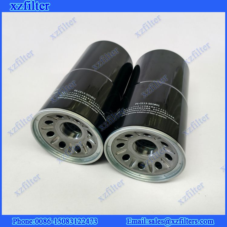 Replace Kobelco Screw Air Compressor Oil Filter PS-CE13-501#01